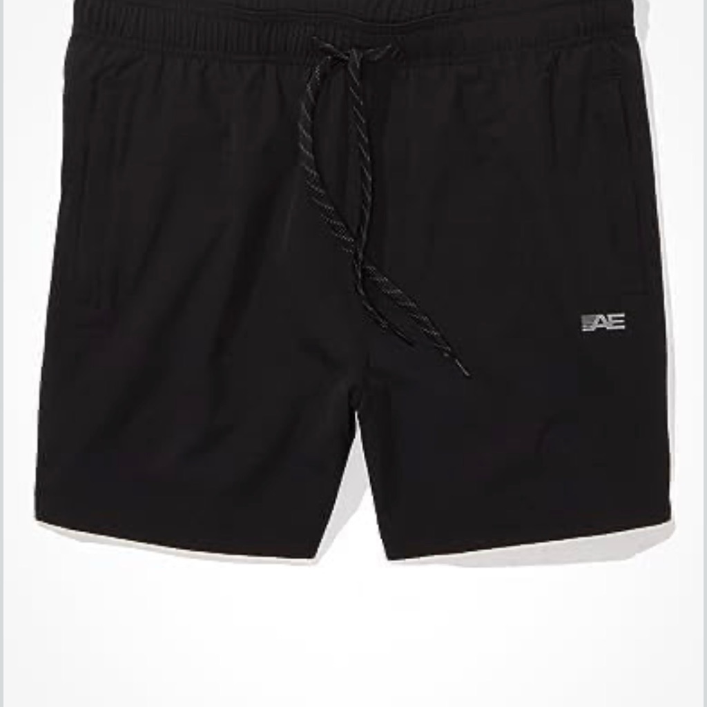 Nwt American Eagle Outfitters Black Athletic Shorts Xl